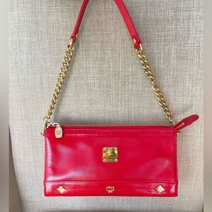 Authentic vintage MCM small shoulder bag (F03)